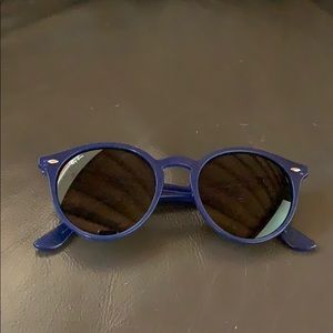 Ray ban RB 2180 blue with gray lenses